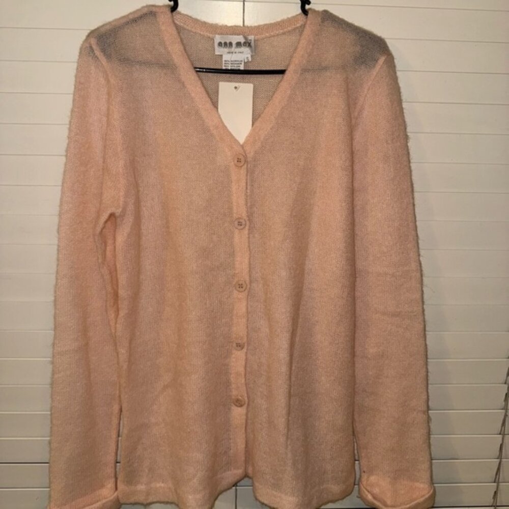 Anna & Ava Peach V-Neck Button Cardigan Sweater